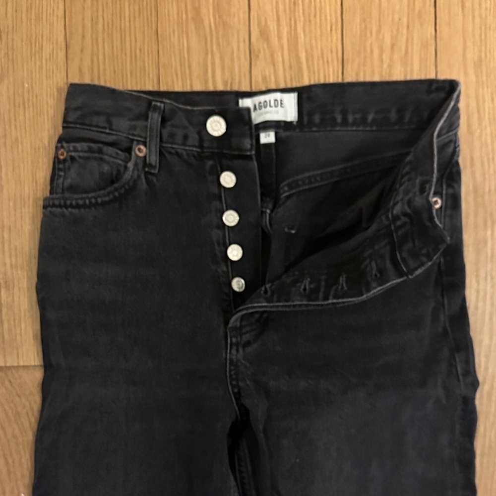 Agolde 90's Pinch Waist Jeans - Size 24 - Picture 6 of 8